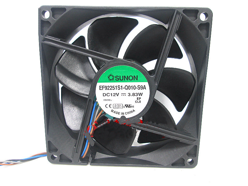 new SUNON EF92251S1-Q010-S9A 92*92*25mm 9225 12V 3.83W 4-wire chassis cooling fan - SUNON