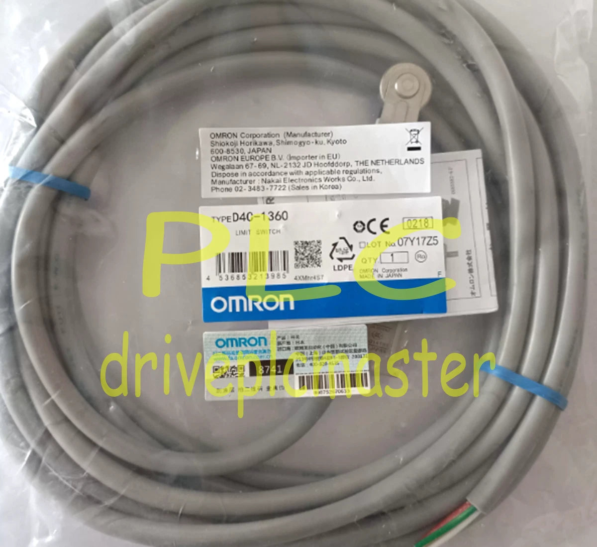 Omron D4C-1360 Limit Switch #dr