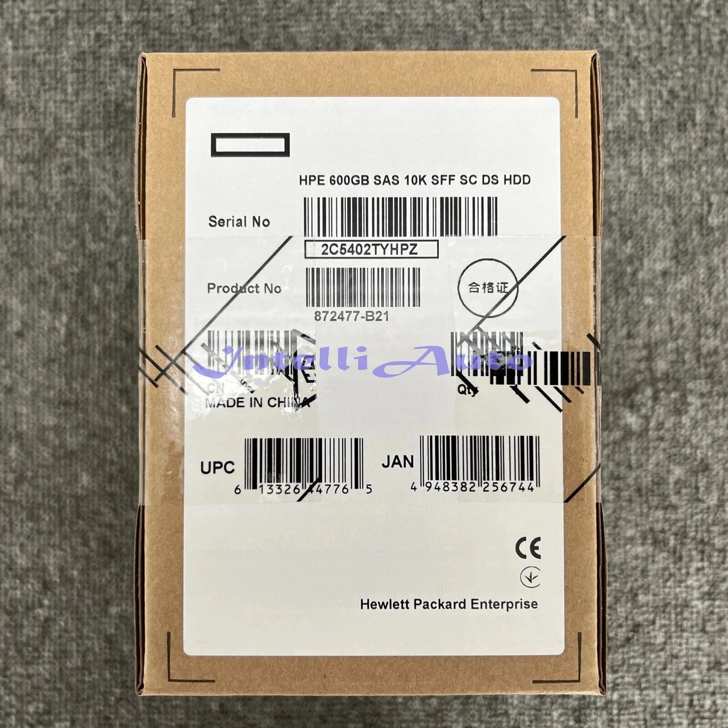872477-B21 872736-001 HPE 600GB 10K SAS 2.5 12Gb/s 512e DS FW SC HDD
