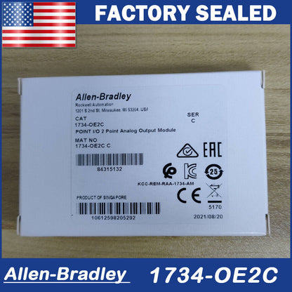 Allen-Bradley 1734-OE2C SER C POINT Analog Output Module - New Factory SEALED - ALLEN-BRADLEY