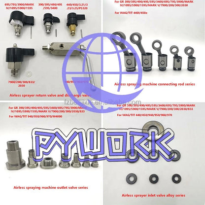 220CC Pneumatic airless sprayer pump Pump body assembly 24B823 for Xtreme X30X60