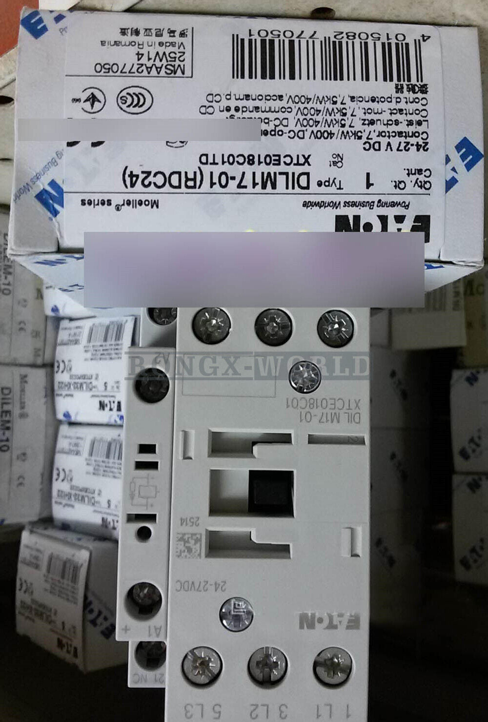 Eaton Contactor DILM17-01 RDC24 - EATON