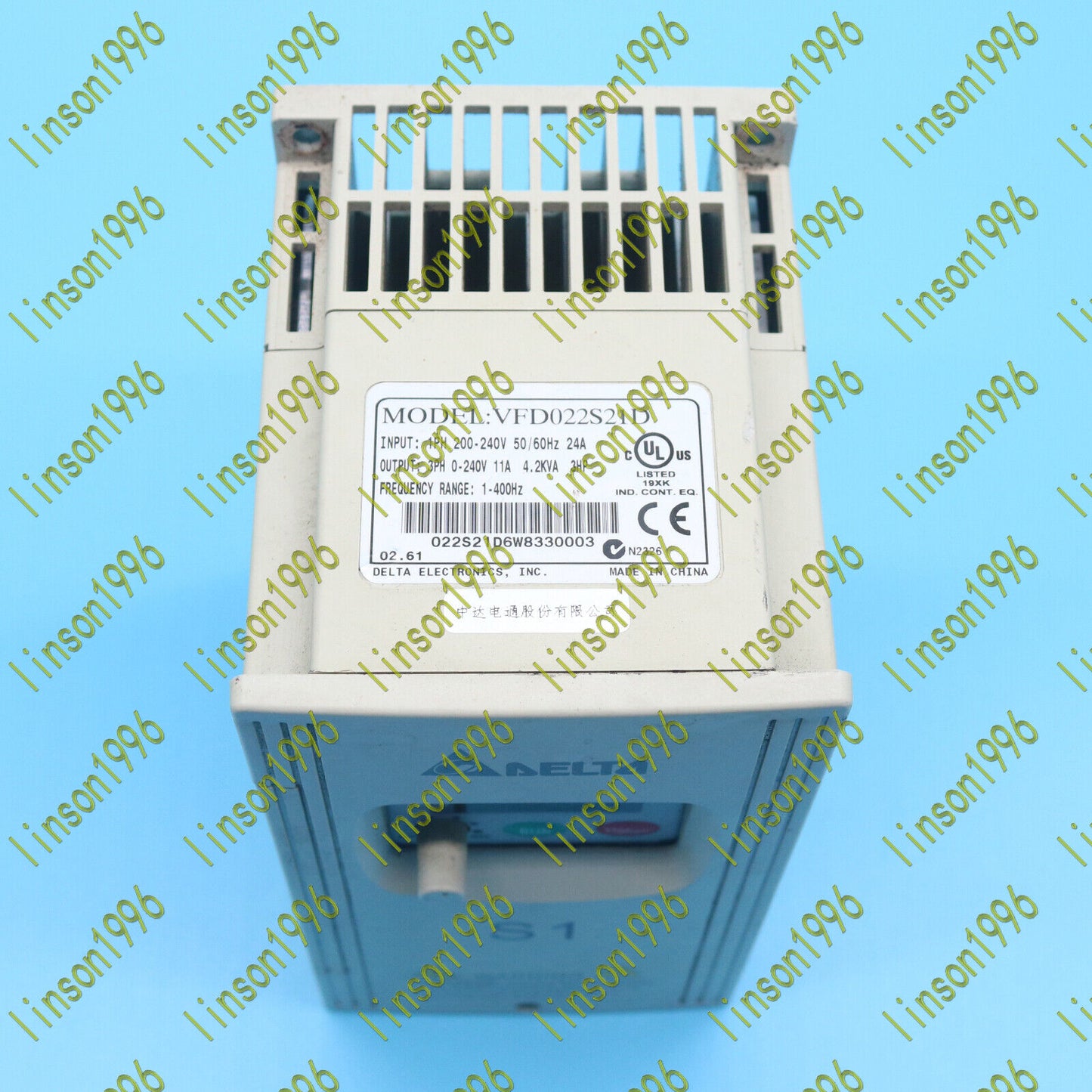 Used Delta VFD022S21D Frequency Converter - DELTA