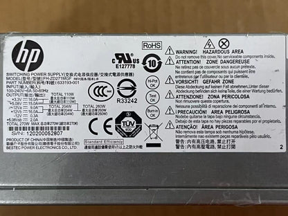 new 633195-001 633196-001 633193-001 For HP S5 PCA227 PCA222 220W 270W Power Supply