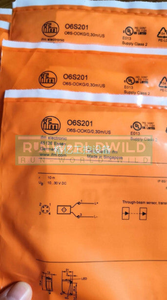 1PCS FOR IFM On-beam photoelectric switch O6S201