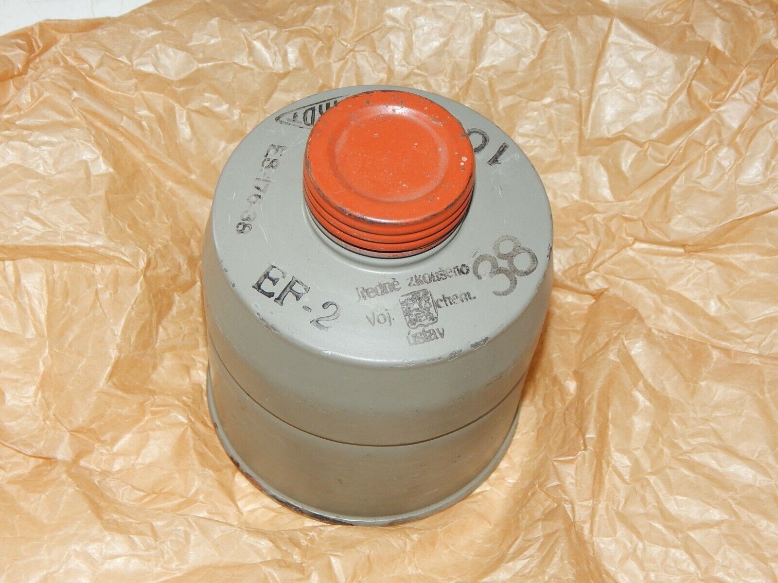 Used KUDRNAC KM-1a WWII Gas Mask - KUDRNAC