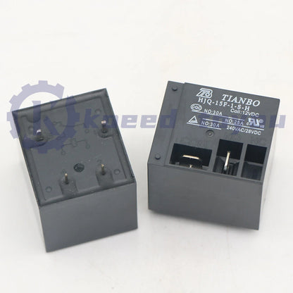 10Pcs 12V HJQ-15F-1-S-H 12VDC TIANBO Relay 4Pins US