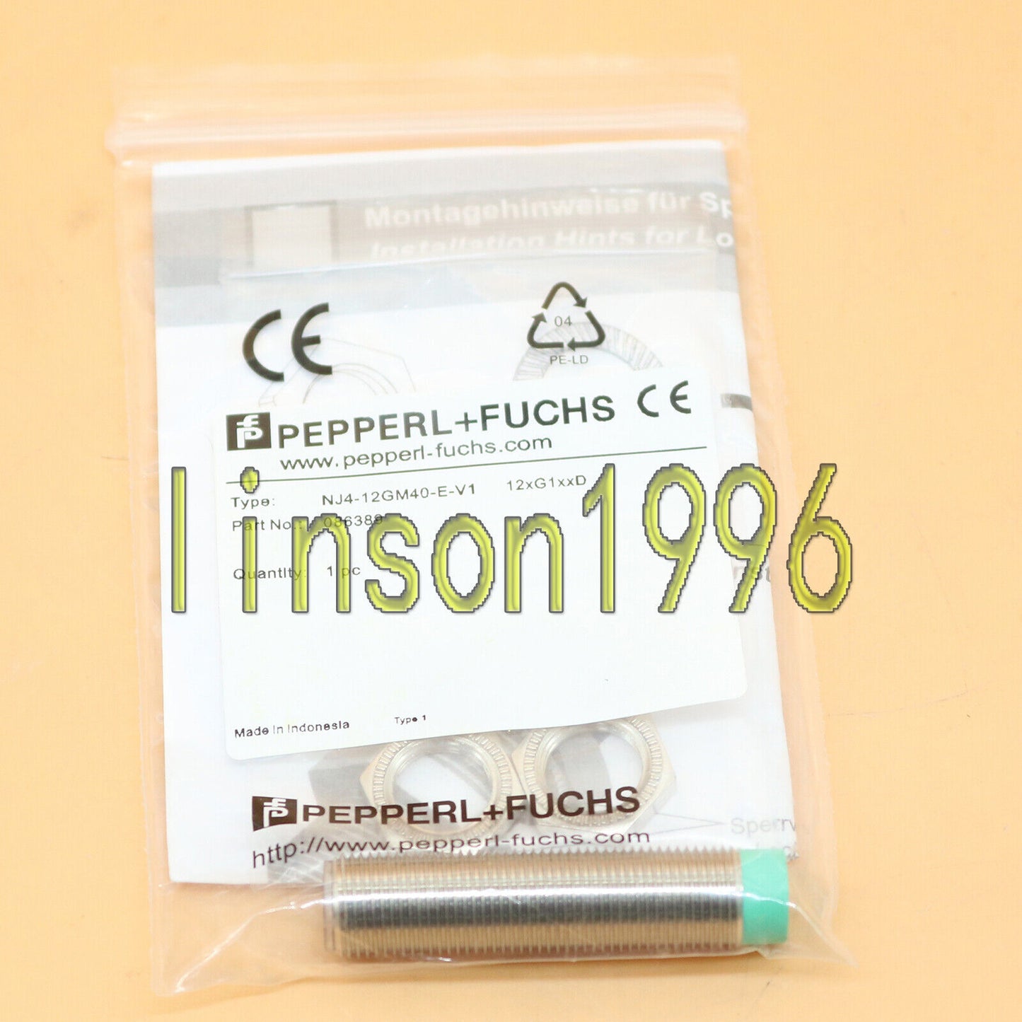 New Pepperl+Fuchs NJ4-12GM40-E-V1 Inductive Proximity - PEPPERL+FUCHS