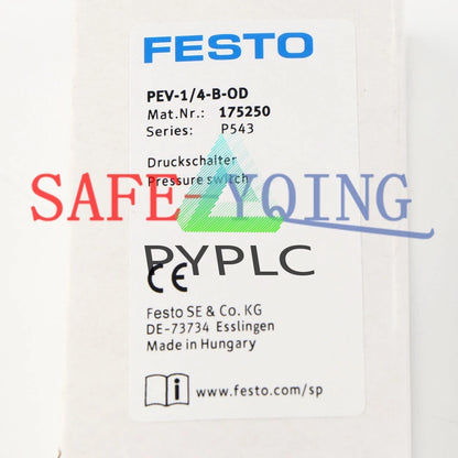 One Festo Pressure Switch PEV-1/4-B-OD 175250