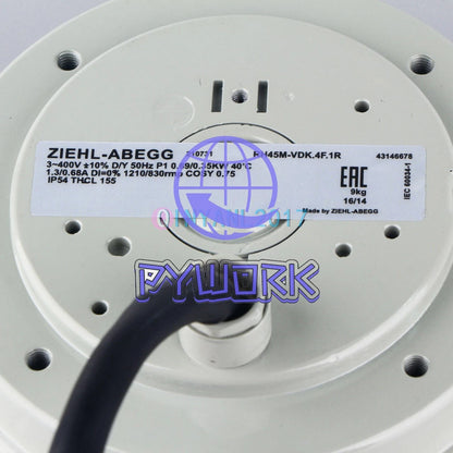 1Pcs ZIEHL-ABEGG Centrifugal Fan RH45M-VDK.4F.1R