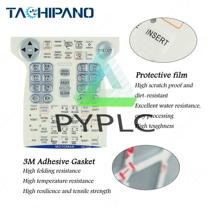 Plastic Case for Yaskawa DX100 JZRCR-YPP01-1 Touch Screen + Overlay + Display