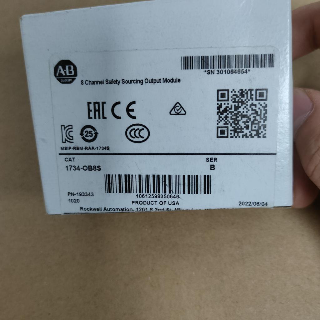 Allen-Bradley 1734-OB8S Point 8 Point Safety Output Module Factory Sealed - ALLEN-BRADLEY