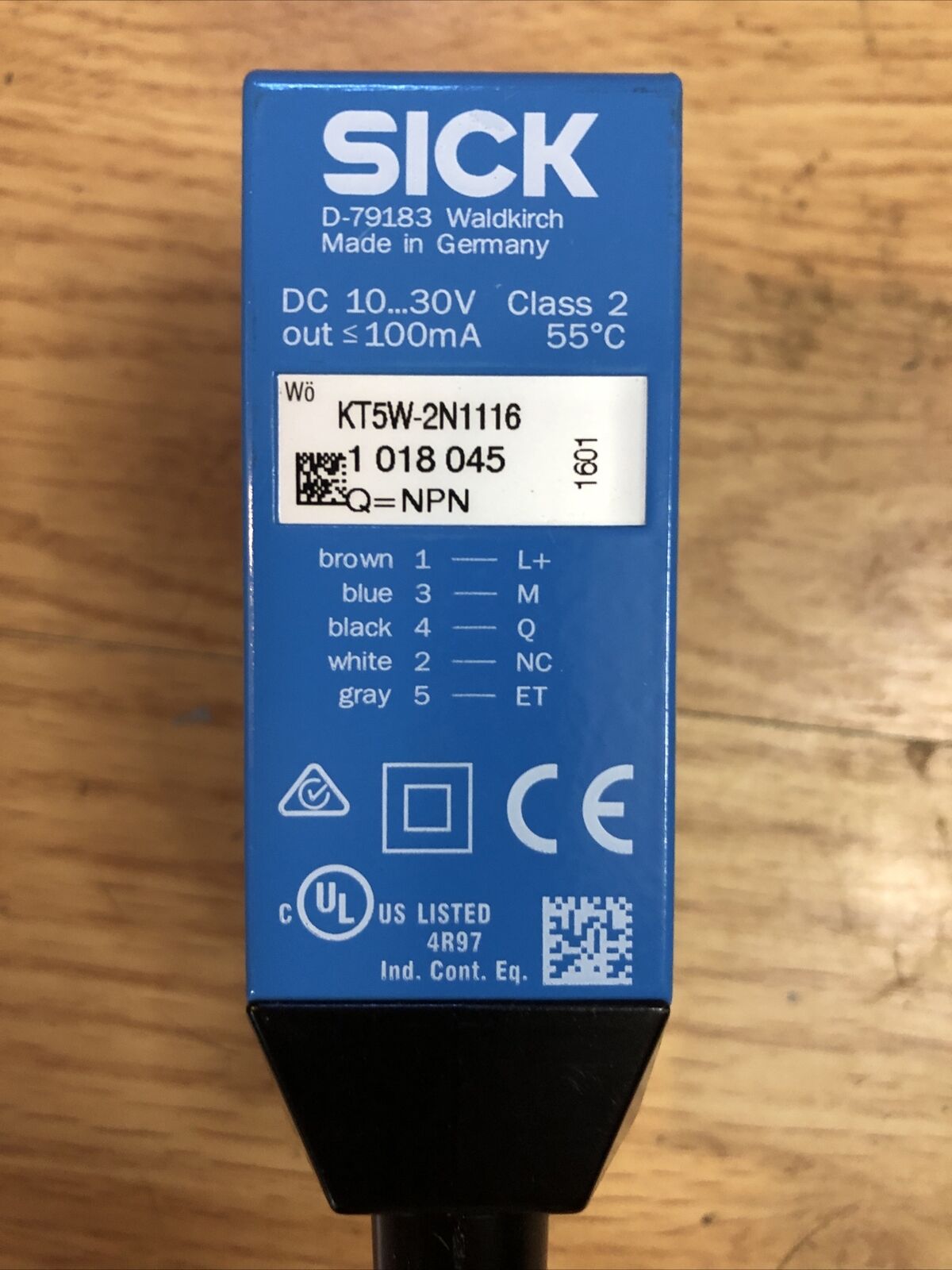 SICK KT5W-2N1116 Contrast Sensors, NPN New Kd NEW SHIP - SICK