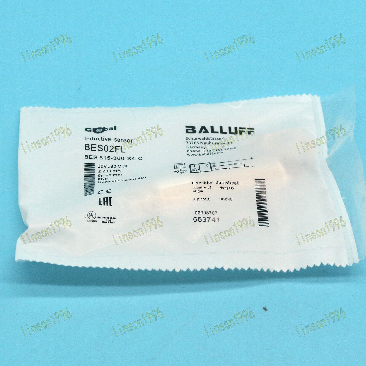 BALLUFF Proximity Switch BES 515-360-S4-C - BALLUFF
