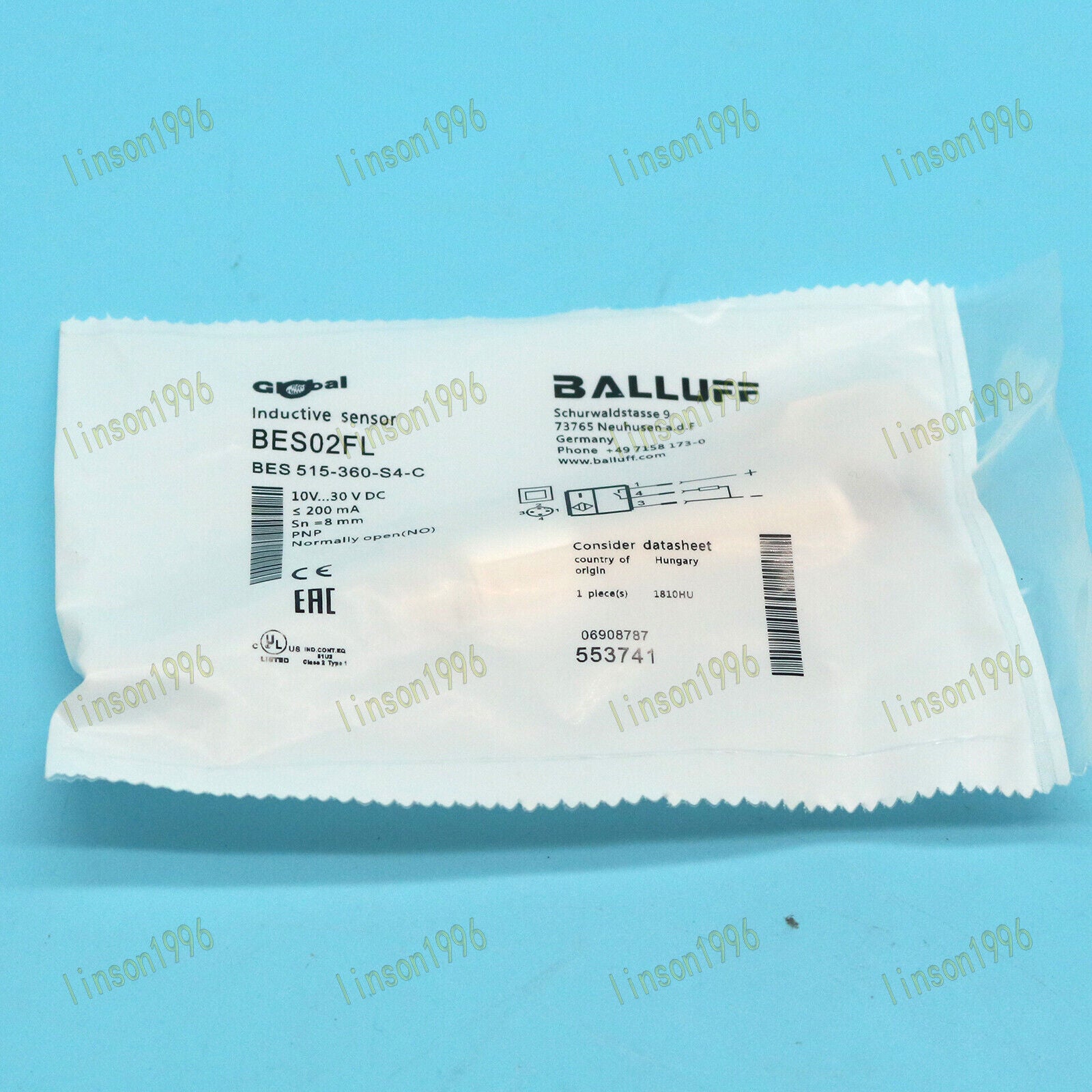 BALLUFF Proximity Switch BES 515-360-S4-C - BALLUFF