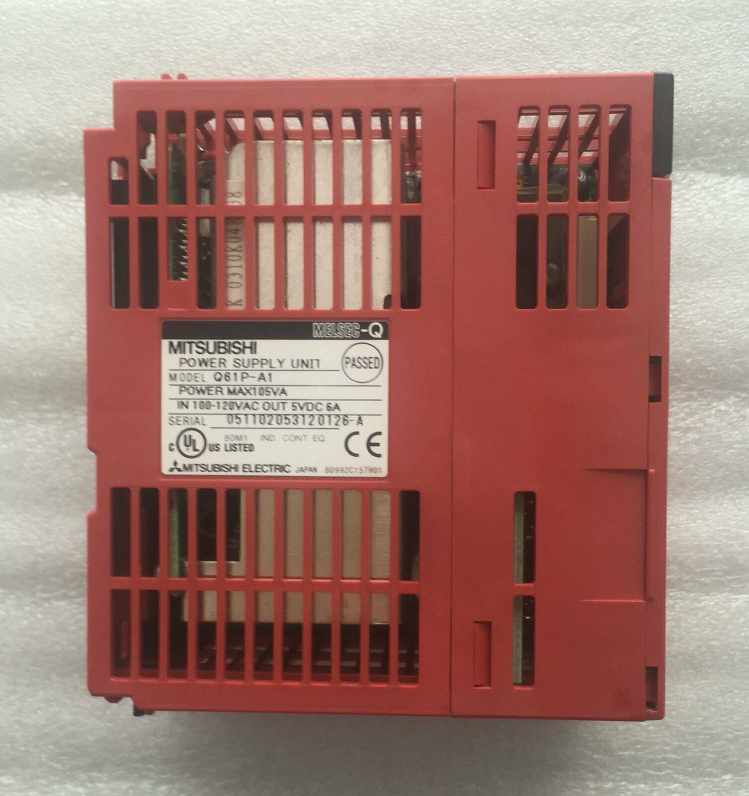 Used Mitsubishi Q61P-A1 Q61PA1 PLC Tested Good - MITSUBISHI