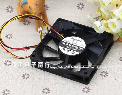 1pcs SANYO 109P0812H7D03 12V 0.2A 8CM 8015 Double Ball Cooling Fan 3pin