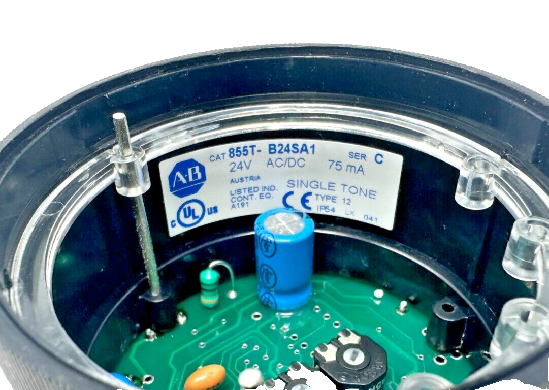 used Allen Bradley 855T-B24SA1 Stack Light Sound Module - ALLEN BRADLEY