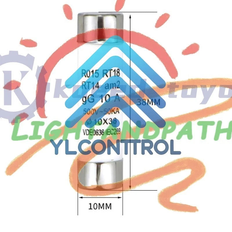 R015 RT18 0.5A 1A 2A 3A 5A 6A 8A 10A 32A Ceramic Fast Blow Fuse 10x38mm 500V #Li