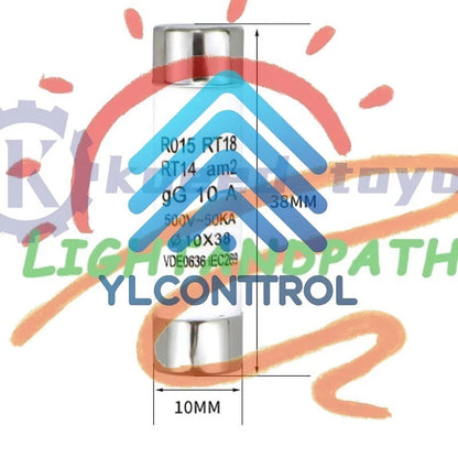 R015 RT18 0.5A 1A 2A 3A 5A 6A 8A 10A 32A Ceramic Fast Blow Fuse 10x38mm 500V #Li
