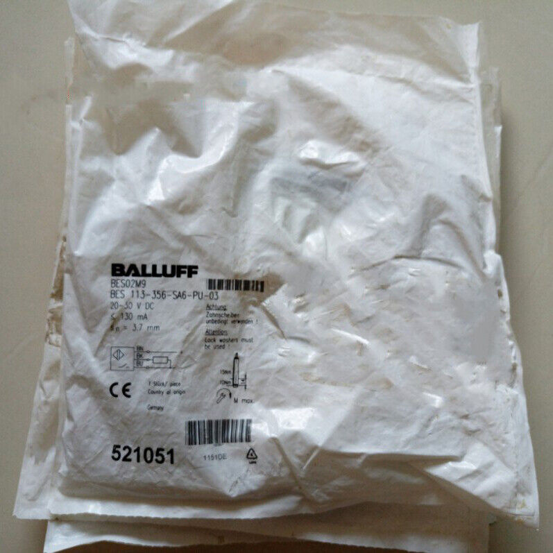 Proximity Switch BES 113-356-SA6-PU-03 - BALLUFF