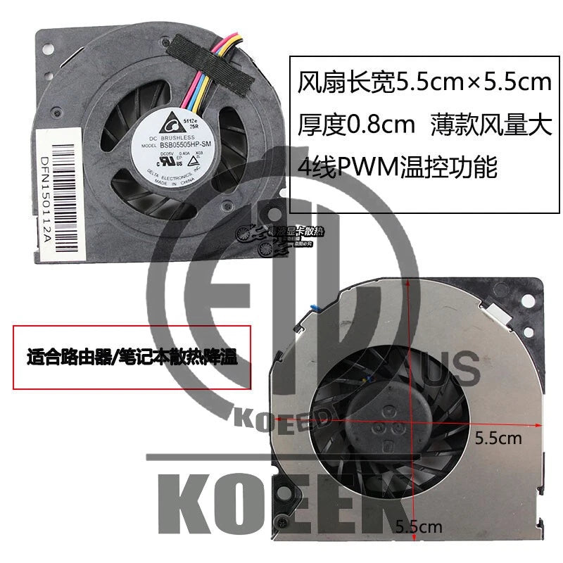 Lenovo bsb05505hp 5V 0.40A All-in-one fan 31046304 motherboard cooling fan