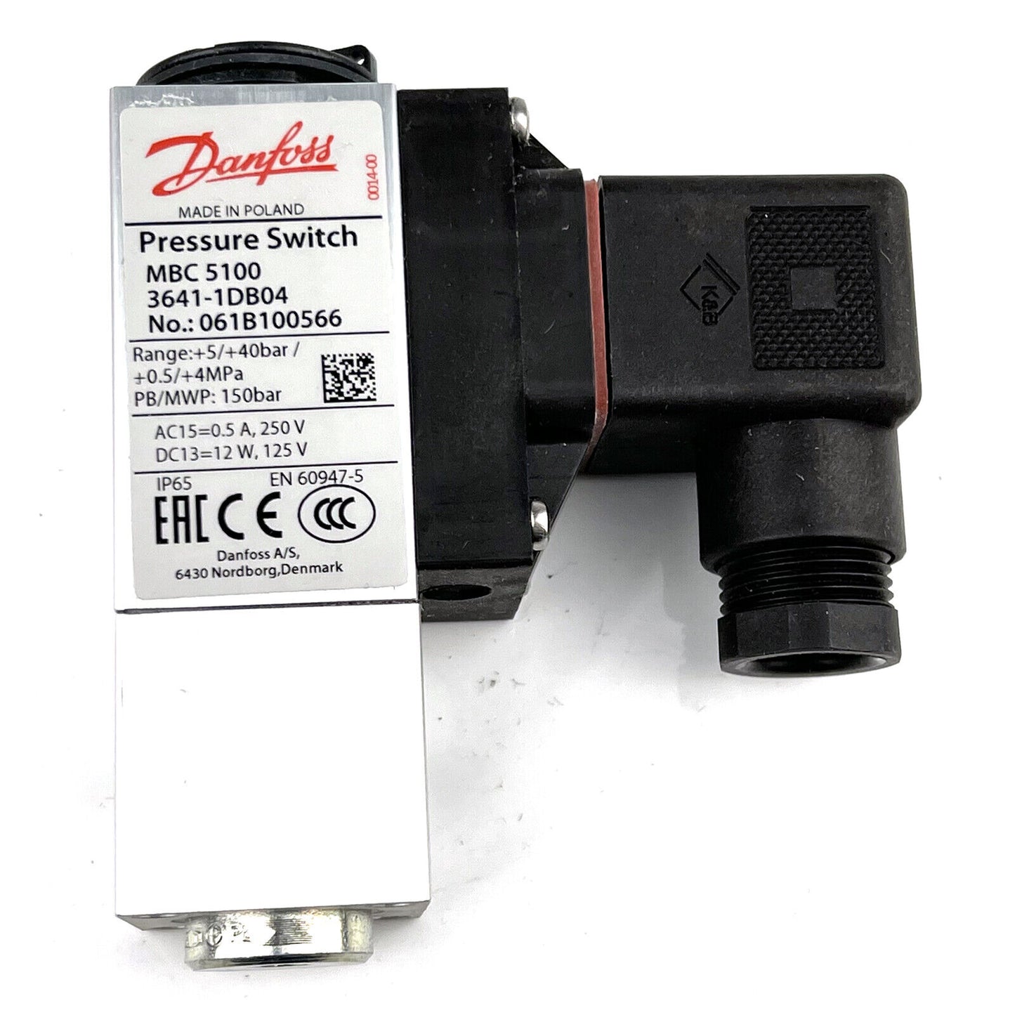 new DANFOSS MBC5100 3641-1DB04 061B100566 Pressure Switch - DANFOSS