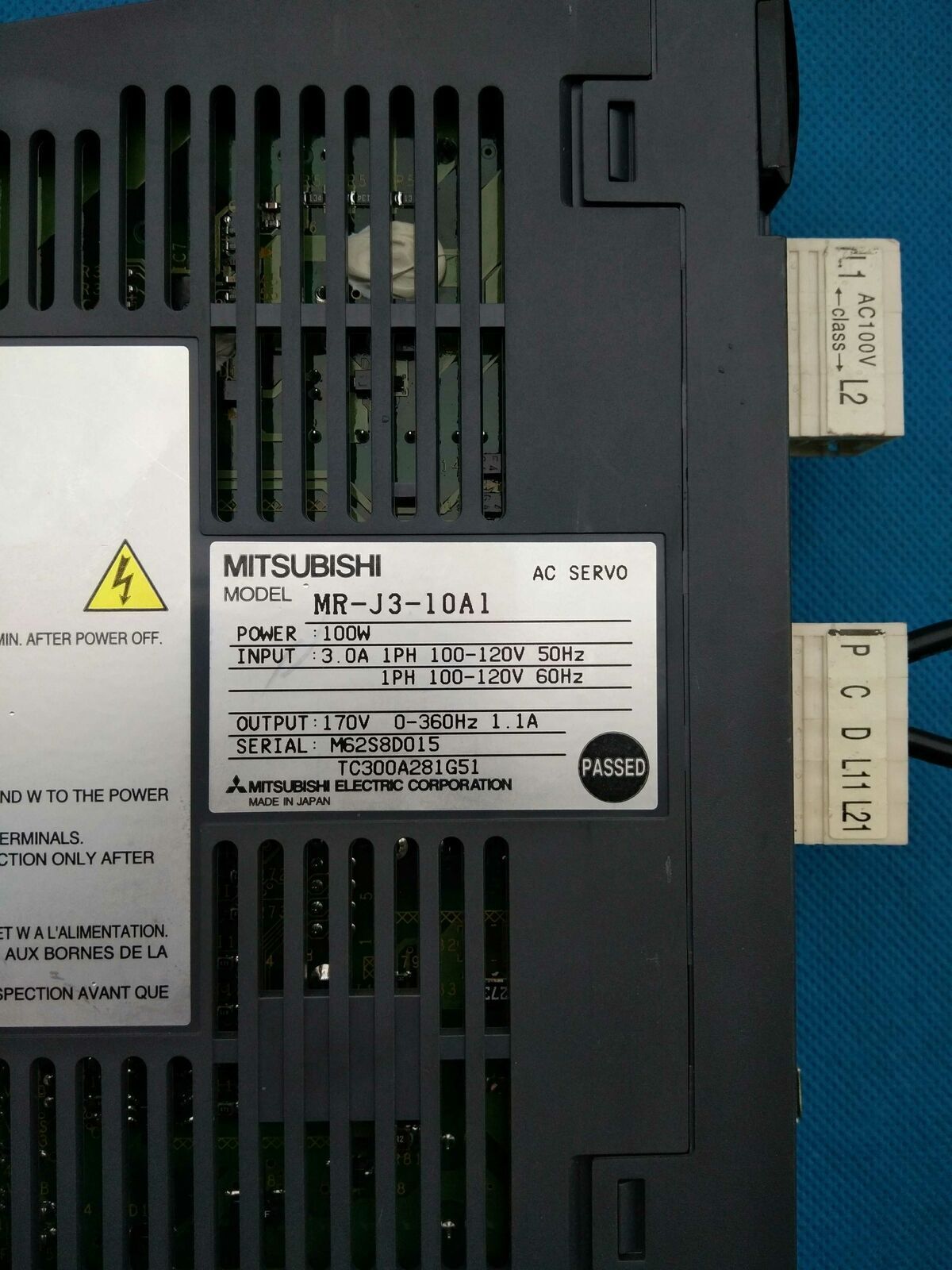 new Mitsubishi MR-J3-10A1 one year - MITSUBISHI