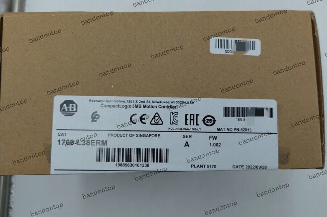 AB 1769L38ERM CompactLogix AB 1769L38ERM Factory Sealed Surplus - COMPACTLOGIX