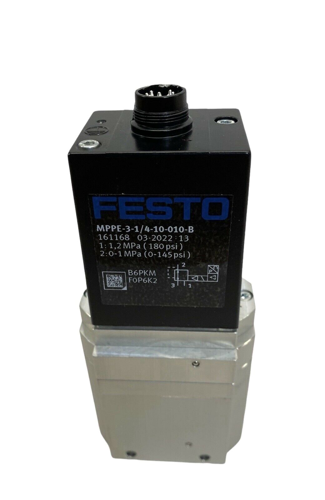 Festo MPPE-3-1/4-10-010-B 161168 Proportional Pressure Regulator - FESTO