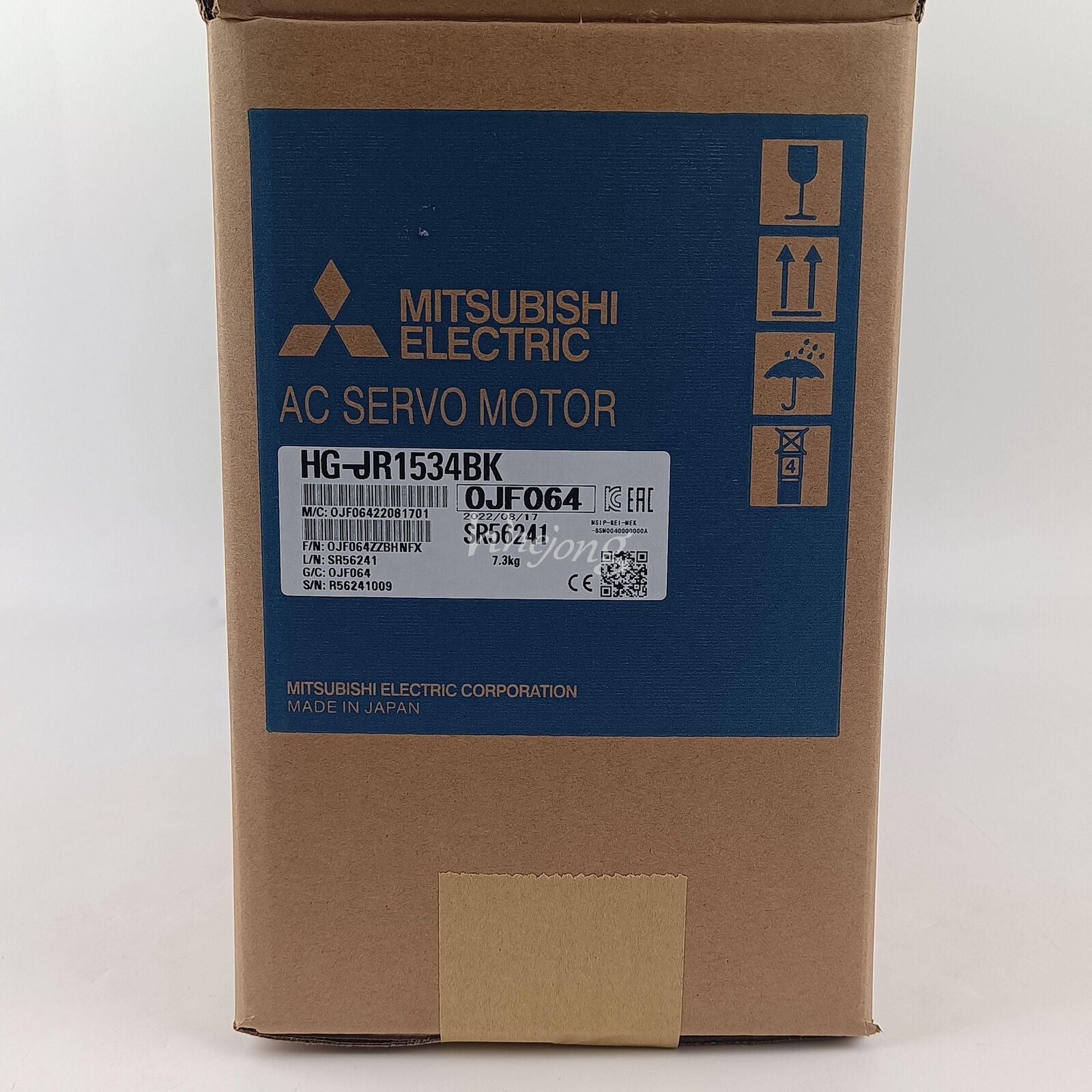 1PCS Mitsubishi servo motor HG-JR1534BK - MITSUBISHI
