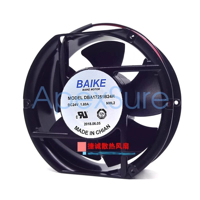 BAIKE DBA17251B24H 24V 1.60A 17CM 17251 High airflow inverter cooling fan