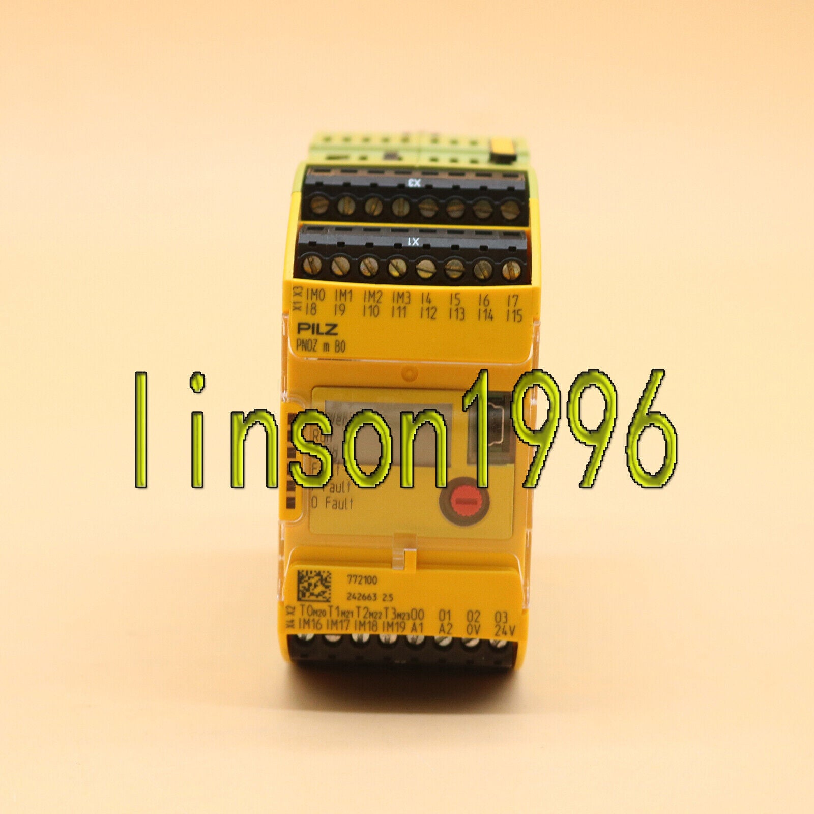 New Pilz Safety Controller Module 772100, 1-Year Warranty - PILZ SAFETY CONTROLLER MODULE 772100