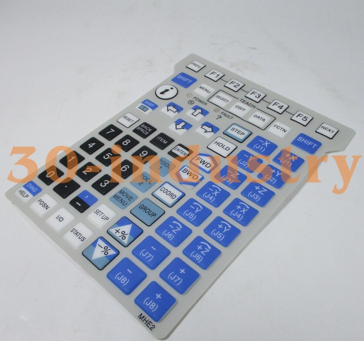 Membrane Keypad for FANUC A05B-2255-C101#EMH MHE2 Teach Pendant - HILTI