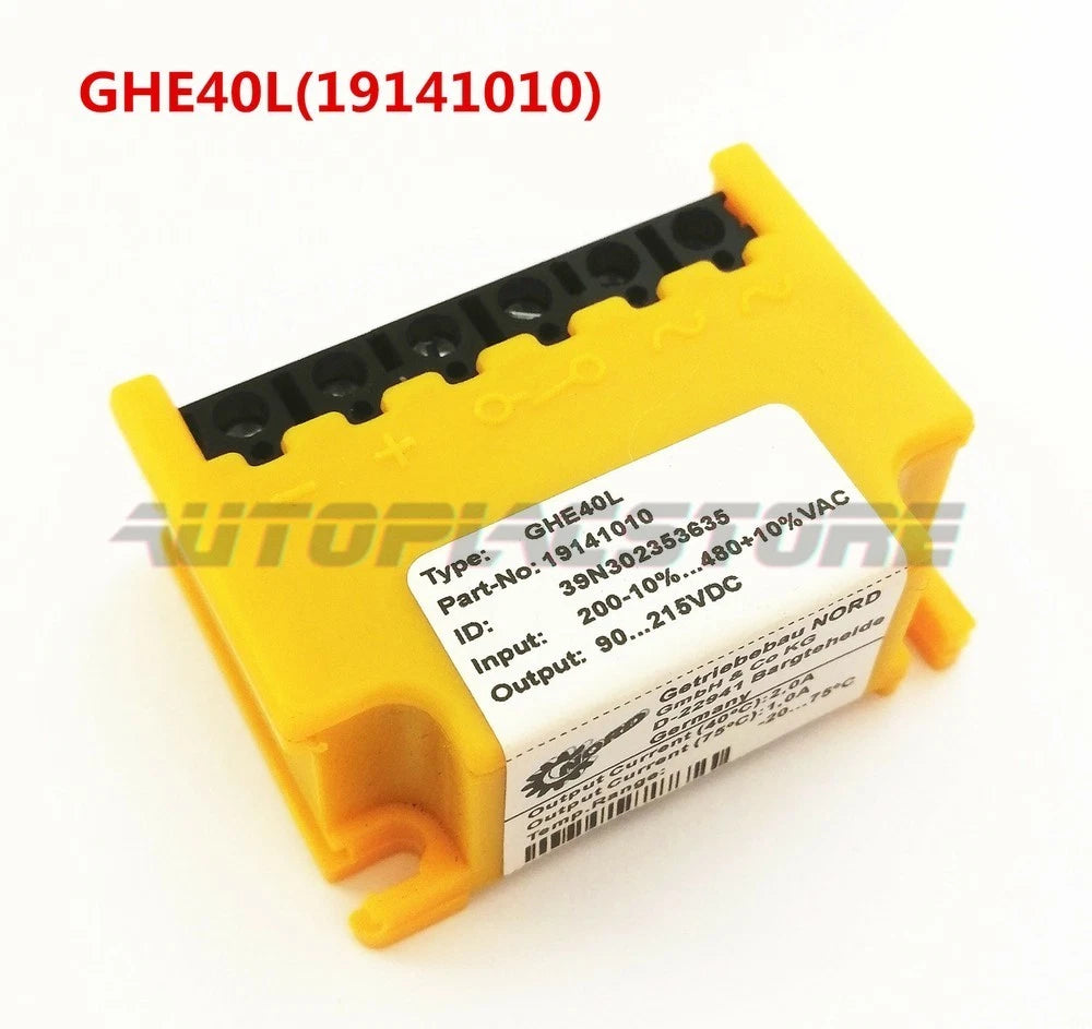1PC GHE40L(19141010) For NORD Motor Brake Rectifier Block Rectifier Power Supply
