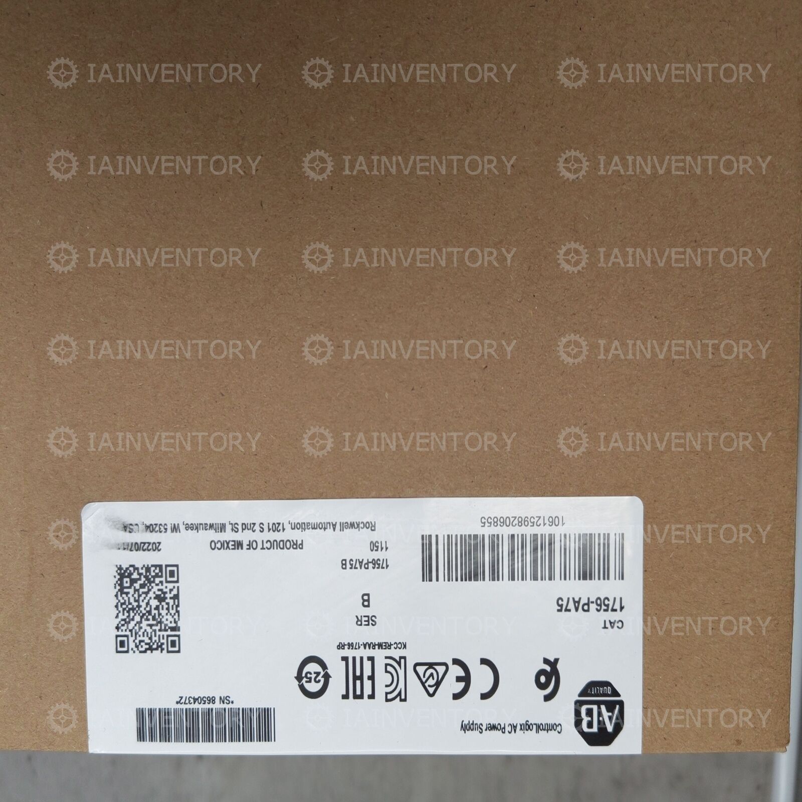 1PC 1756-PA75 New Sealed Allen-Bradley 1756-PA75 PLC Module One Year with Durable Performance and Easy Installation - ALLEN-BRADLEY