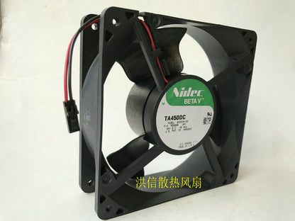 Nidec TA450DC B33534-55 DC24V 0.45Amp 12038 120mm inverter fan 2pin