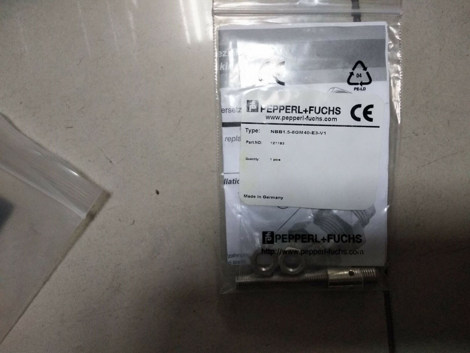 1-Pack For Pepperl+Fuchs NBB1.5-8GM40-E3-V1 - PEPPERL+FUCHS