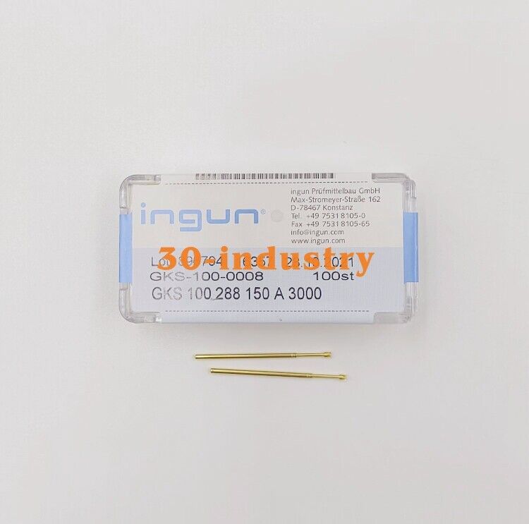 100PCS Inguns GKS100 288 150 A3000 Probes - 1.36mm Test Quality - INGUNS