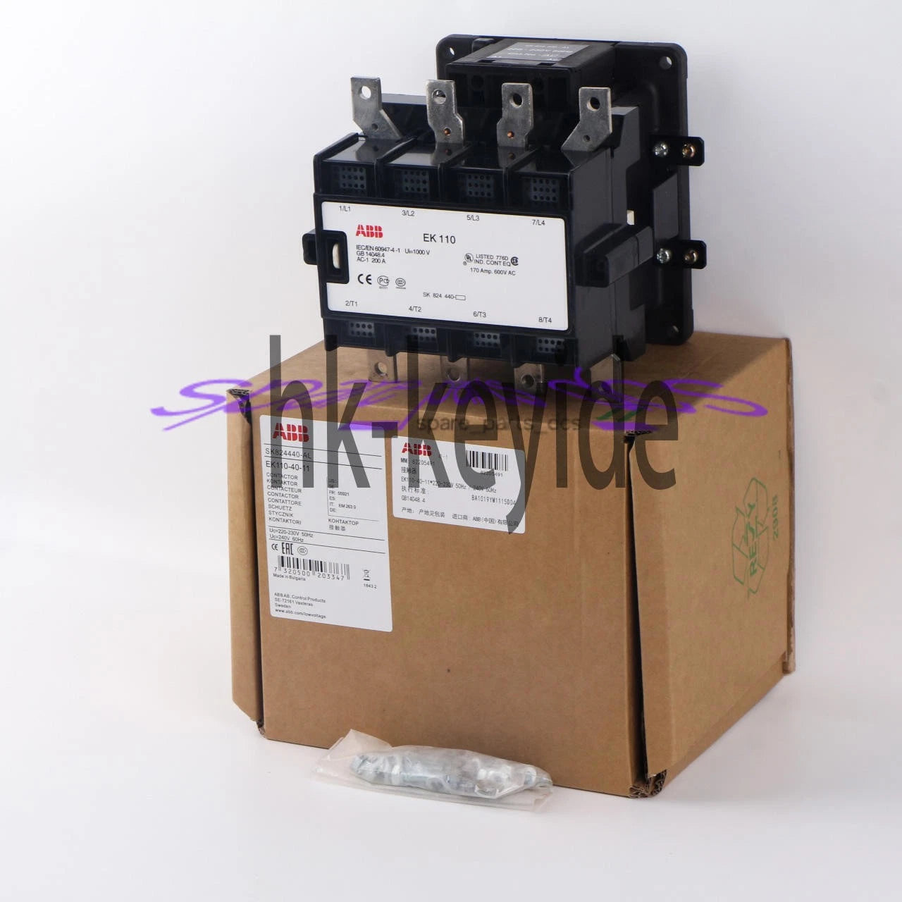 1piece ABB EK110-40-11 AC220V Contactor Fast delivery