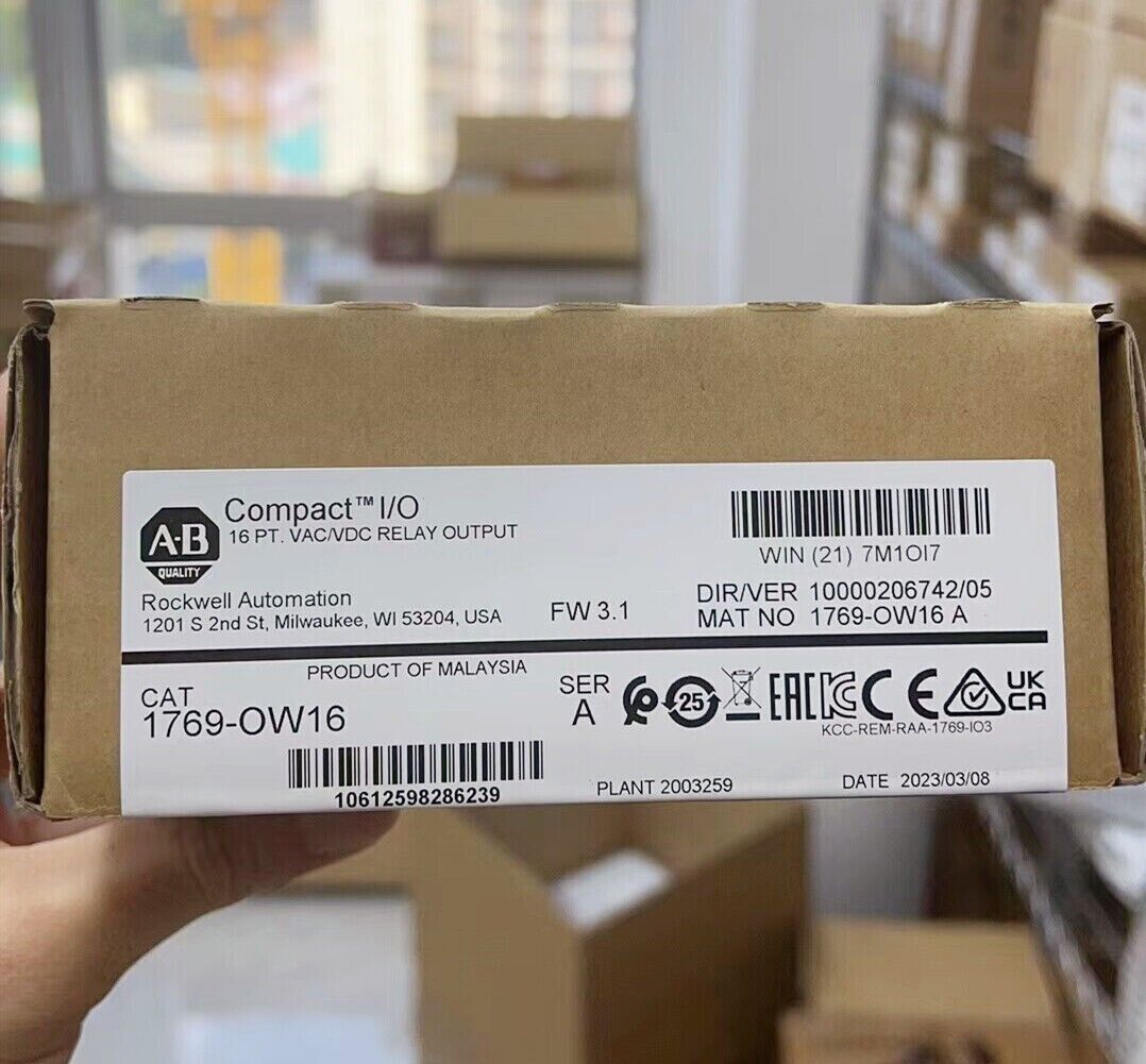 New Factory Sealed AB1769-OW16 SER A CompactLogix Relay Output Module - COMPACTLOGIX