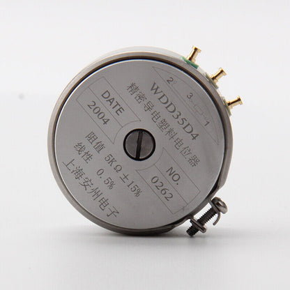 new Precision conductive plastic potentiometer WDD35D-4 1K 2K 5K 10K 0.5% 18mm