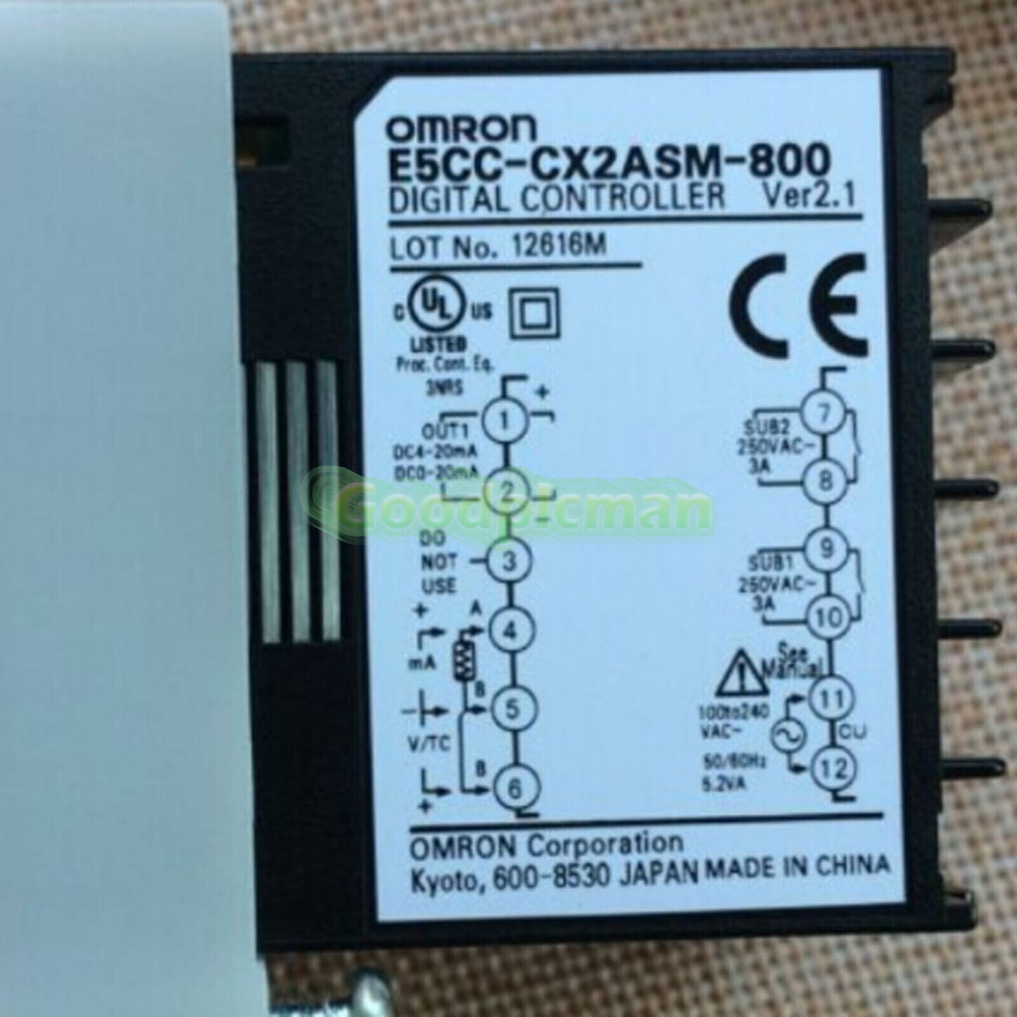 Omron E5CC-CX2ASM-800 Temperature Controller