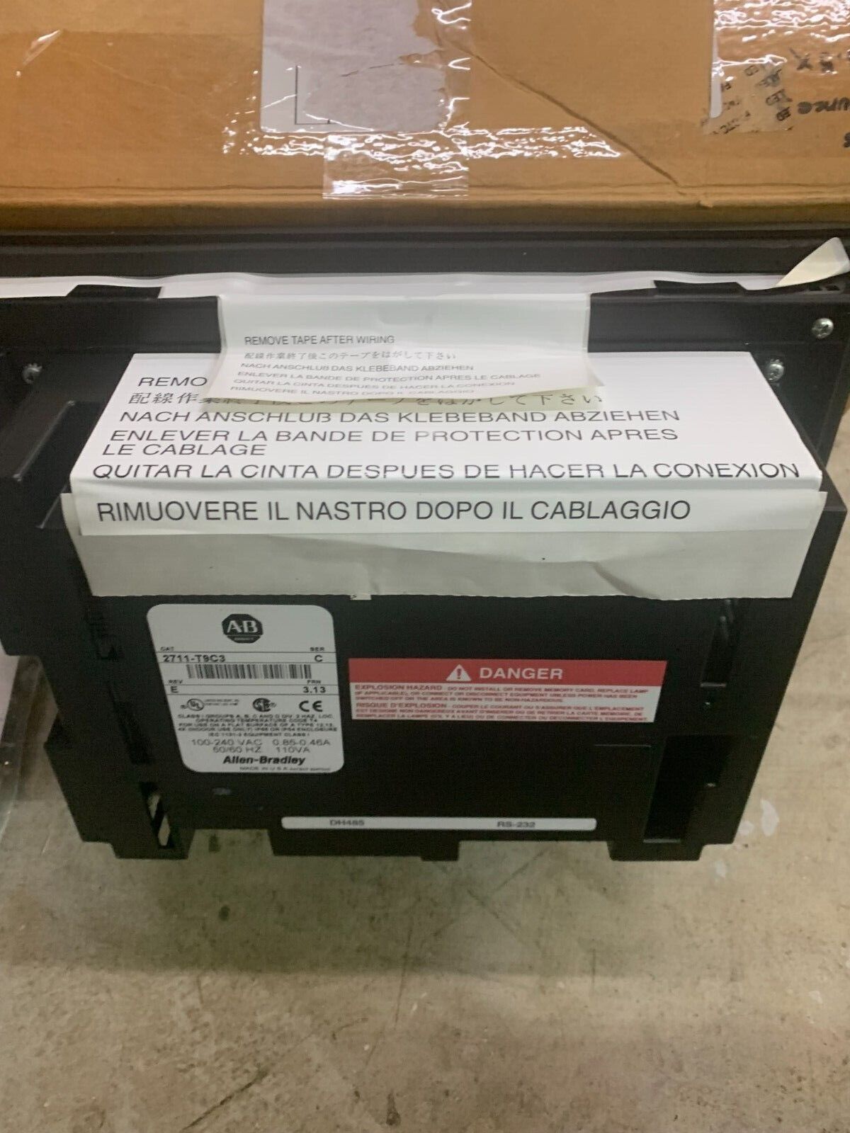 Allen Bradley 2711T9C3 Industrial Control System with High Reliability and Advanced Features - ALLEN BRADLEY