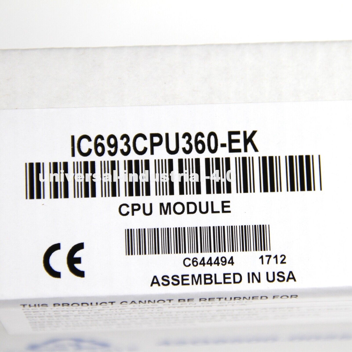 GE FANUC IC693CPU360 CPU Module 240K User Memory - GE