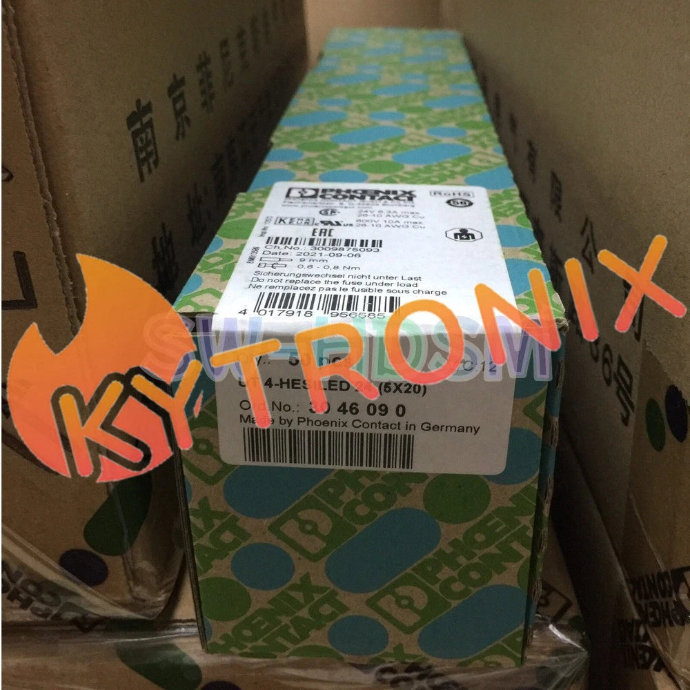 50PCS For Phoenix Contact 3046090 UT 4-HESILED 24 (5X20) fuse terminal
