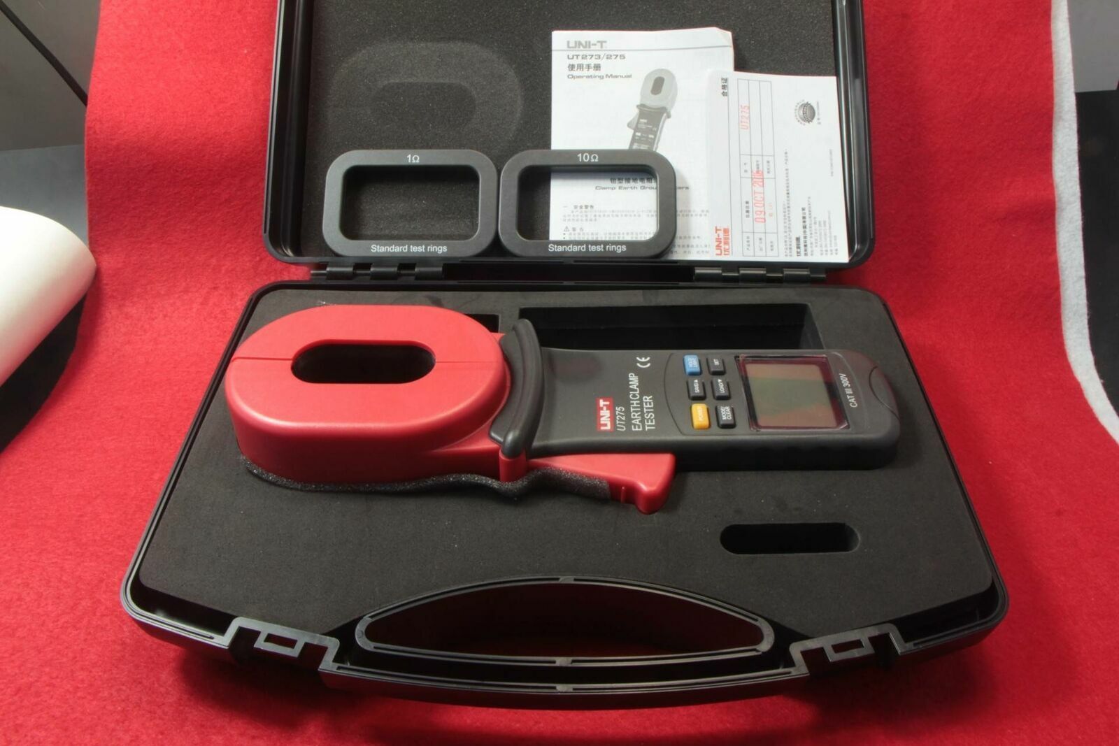 new 1PC  UNI-T UT275 Earth Ground Resistance Clamp Leakage Current Testers