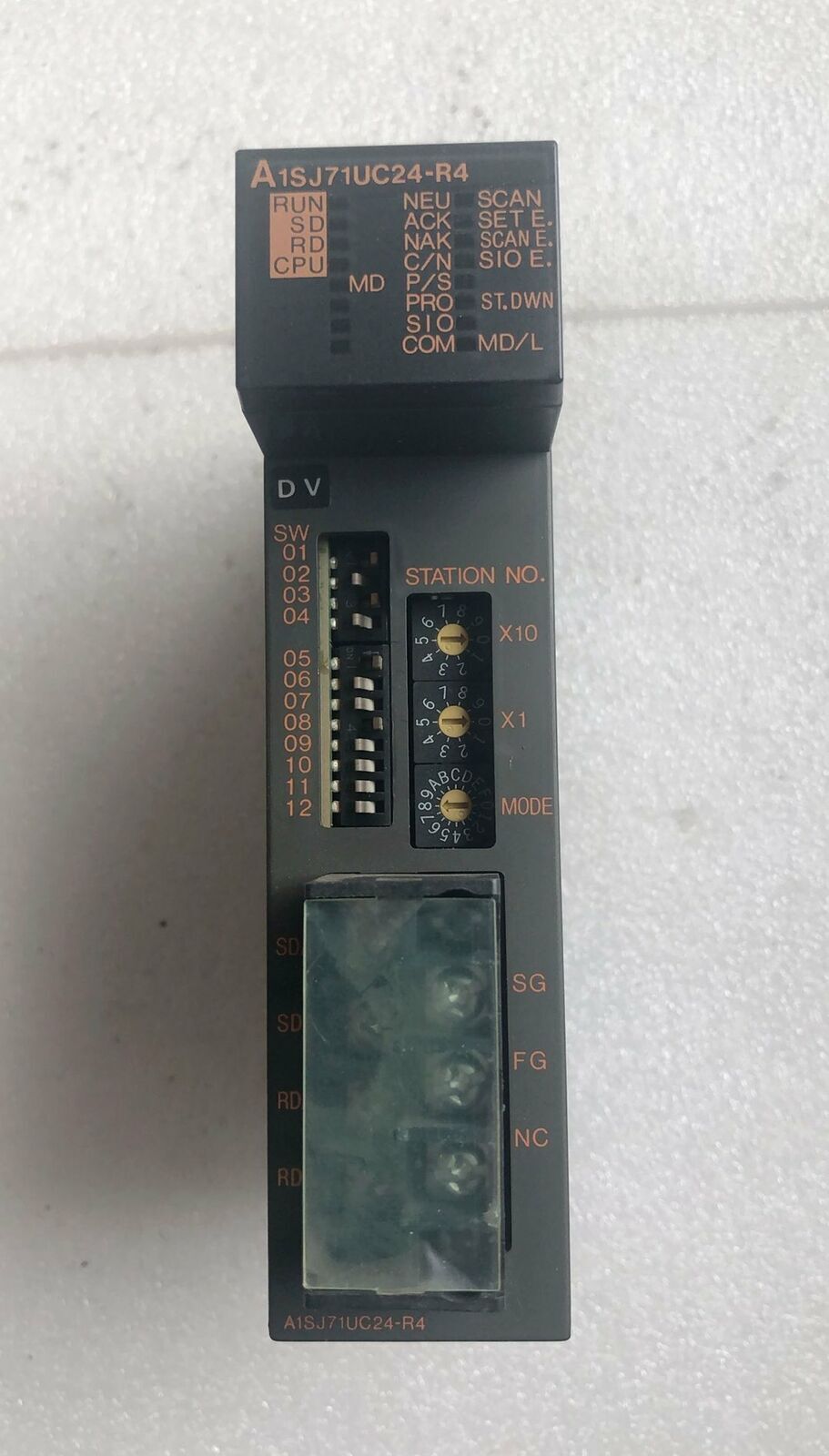 used Mitsubishi ONE A1SJ71UC24-R4 Tested in good condition - MITSUBISHI