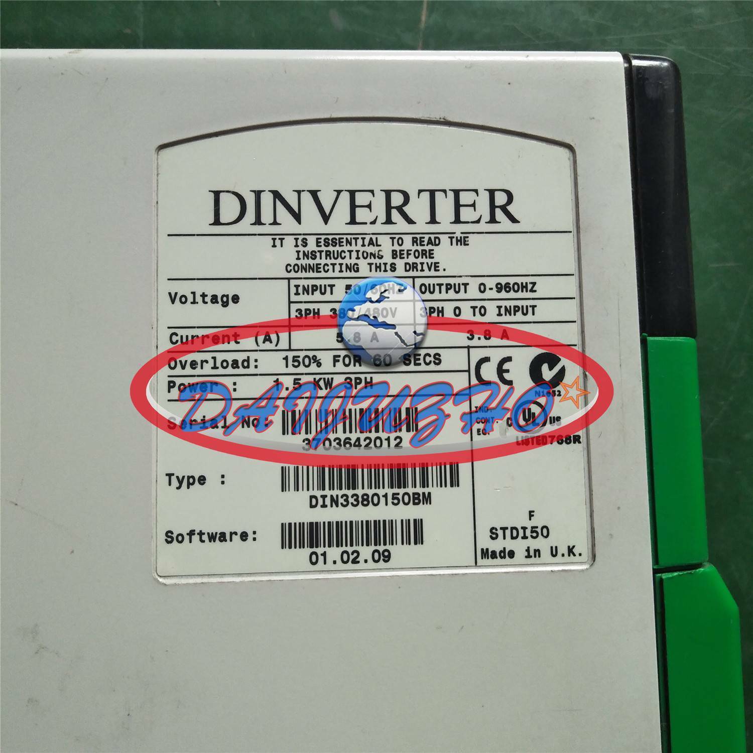 used ONE  EMERSON DIN3380150BM