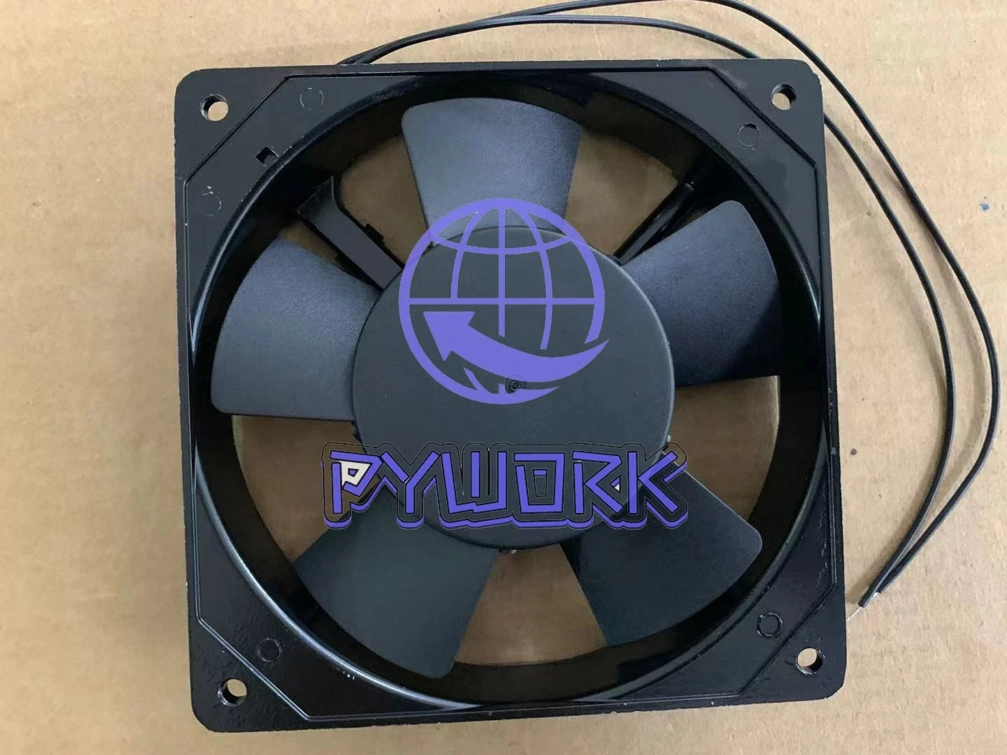 1PCS JING DA FAN JD12025AC 220V 0.08/0.07A 12cm 12025 2 Wire